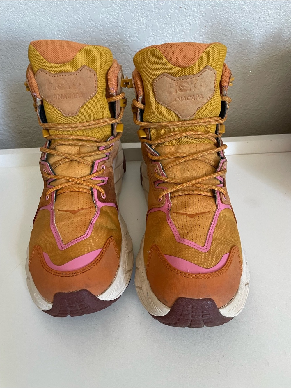 HOKA Wmns Anacapa Mid GORE-TEX 'Desert Sun Golden Yellow 7.5B